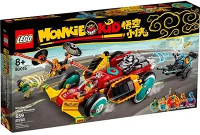 Produktbild von LEGO Monkie Kid Monkie Kids Wolken Roadster - 80015, Bausatz, 8 Jahr(e), 659 Stück(e)
