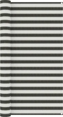 Image de Tapis de tente 200x300 cm anthracite et blanc
