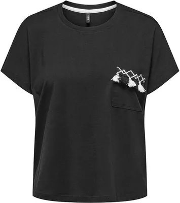 Produktbild von Only Jill Life Kurzarm-t-shirt Schwarz XL Frau Schwarz XL