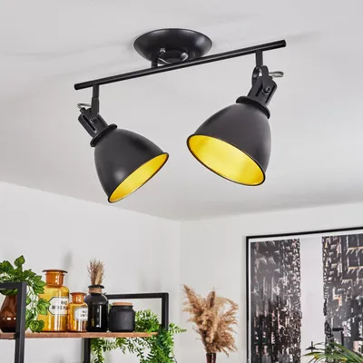 Produktbild von Orroli »Orroli« Deckenlampe aus Metall in Schwarz/Gold