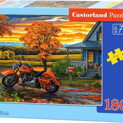 Imagen del producto de Rompecabezas de 180 piezas, "Paseo otoñal", ideal para la familia