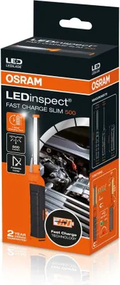 Obrázok produktu pre Baterka LEDinspect FAST CHARGE SLIM500 OSRAM LEDIL406