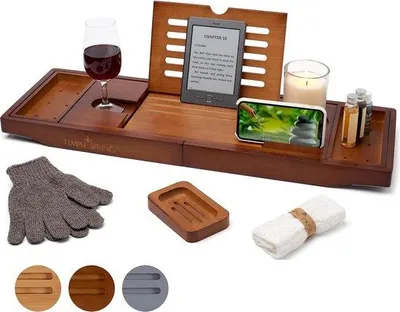 Produktbild von Bambooe Badbrug Tablet & Telefoonhouder