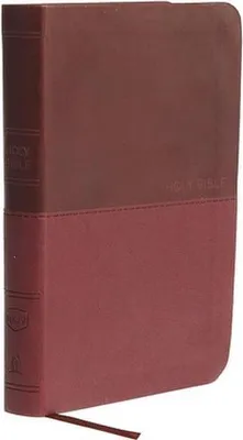 Obrázok produktu pre NKJV, Value Thinline Bible, Compact, Imitation Leather, Burgundy, Red Letter Edition
