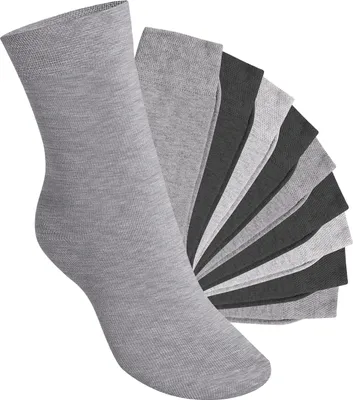 Produktbild von Footstar Kinder Socken (10 Paar) EVERYDAY! - Classic Grey 23-26