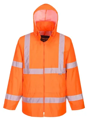 Image de Veste De Pluie Hi-vis Couleur : Orange Taille Xl - Portwest