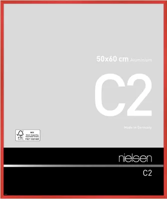 Obrázok produktu pre Nielsen hliníkový rám C2 50x60 cm tornádo červená