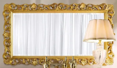 Produktbild von Casa Padrino Luxus Barock Spiegel Gold - Rechteckiger Wandspiegel im Barockstil - Prunkvolle Barock Möbel - Luxus Qualität -  Italy