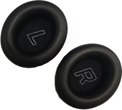 Zdjęcie produktu dla INF 2 Szt. Wymienne Nauszniki z Czarnej Skóry Proteinowej do HyperX Cloud Mix 2