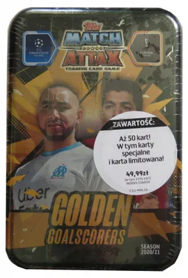 Image de Topps Champions League 2020–2021 Golden Goalscorers Limited Edition Tin – Neymar