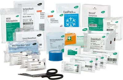 Produktbild von WERO Basis Füllung DIN 13157 mit Weroplast PowerDetect Pflastern