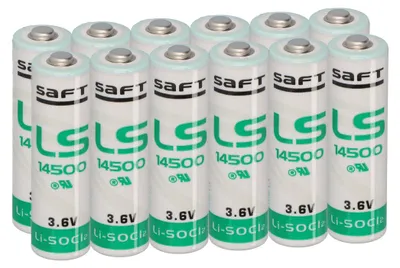 Produktbild von 12x Saft Lithium 3,6V Batterie LS14500 AA - Zelle