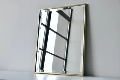 Produktbild von Casablanca Gold Alu-Rahmen-Spiegel mit Facettenschliff in 25 mm Stärke 50 x 170