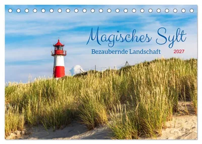 Produktbild von Magisches Sylt. Bezaubernde Landschaft (Tischkalender 2027 DIN A5 quer), CALVENDO Monatskalender