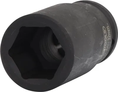 Produktbild von KS TOOLS 515.1432-E 3/4" Sechskant-Kraft-Stecknuss, lang, 32mm, auf Hänger