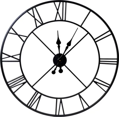 Image de Horloge murale ITALIE 80 cm noir