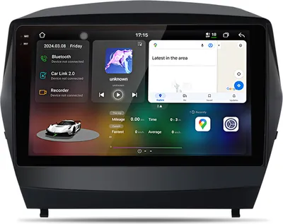 Obrázok produktu pre 8+256G DAB 8core android13 9,5'' autorádio pre Hyundai ix35 Tucson 2009-2015 GPS Navi WiFi SWC DAB+ 4G SWC RDS