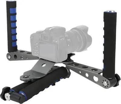 Obrázek produktu pro Hliníkový stabilizátor pro digitální zrcadlovky s ramenním popruhem pro ruční použití