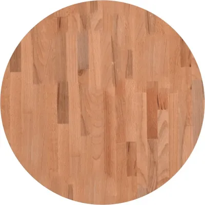 Produktbild von vidaXL Tischplatte Ø60x1,5 cm Rund Massivholz Buche
