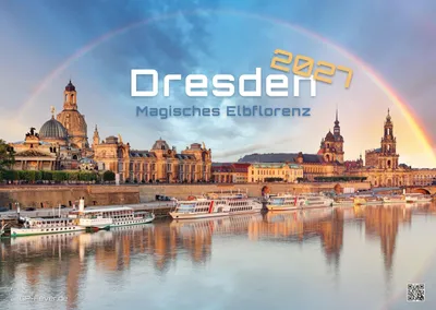 Zdjęcie produktu dla Kalendarz ścienny Elbflorenz - Kalendarz 2027, format A2
