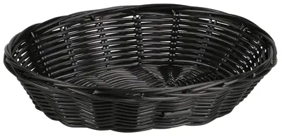 Produktbild von KESPER 17623 Brot- und Obstkorb, Kunststoff, schwarz, 24 x 20 x 6 cm