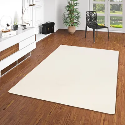 Produktbild von Velours Teppich Joy Creme, Größe:300x300 cm