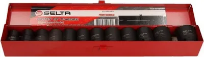 Produktbild von SELTA Steckschlüsselsatz SE-94512S Chrom-Molybdänstahl