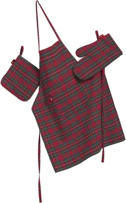 Obrázok produktu pre Kuchynská súprava: zástera, rukavice, chňapka