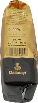 Zdjęcie produktu dla Dallmayr Prodomo 500g, 500 g, Americano, Espresso, Średnie palona, 1 szt., Torba