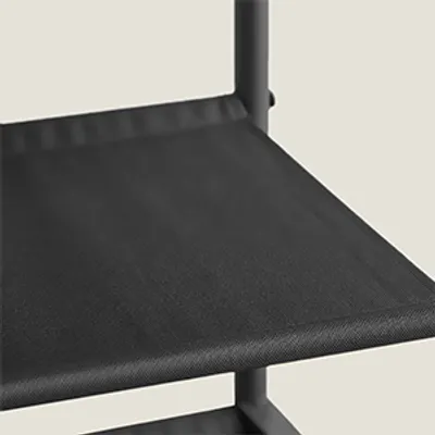 Obrázek produktu pro VASAGLE stojan na kabáty, věšák na kabáty, věšák na oděvy s 9 odnímatelnými háčky, lavice, průmyslový design, do předsíně, ložnice, šedočerný HSR411B