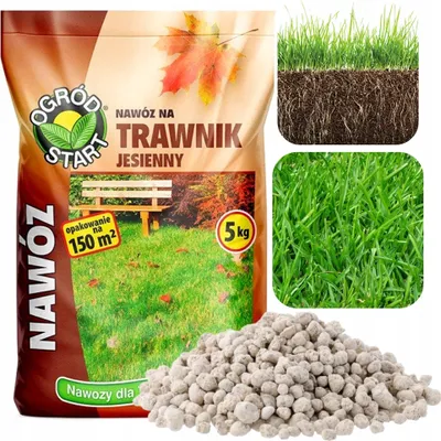 Produktbild von Herbstrasendünger Rasendünger Herbst Kaliumdünger Kalium Dünger Rasen 150m2 5kg