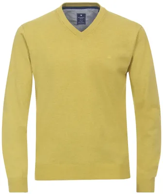 Produktbild von REDMOND Übergrößen V-Neck-Pullover Messing 6XL