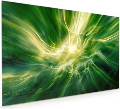 Produktbild von Küchenrückwand Spritzschutz Glas mit Motiv Leuchtendes Glühen 40 x 40 cm