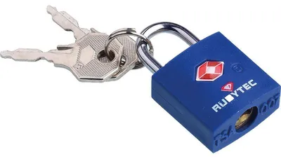 Zdjęcie produktu dla Zamek na klucze do bagażu Rubytec Migrator Tsa, niebieski