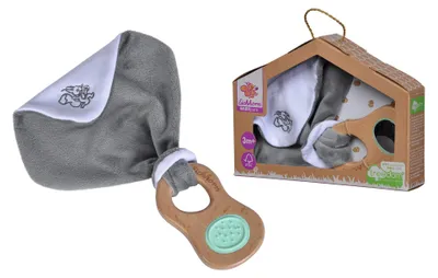 Productafbeelding van Eichhorn knuffeldoekje voor baby's met grijper