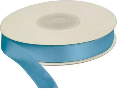 Image de Ruban cadeau satin bleu clair 25m 12mm de large