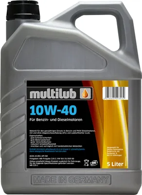 Produktbild von Motoröl 10W-40 5L für Benzin- und Dieselmotoren ACEA A3/B4 API SM