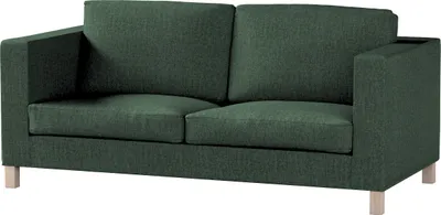Produktbild von Dekoria Bezug für Karlanda Schlafsofa, kurz, dunkelgrün, Bezug für Schlafsofa Karlanda kurz