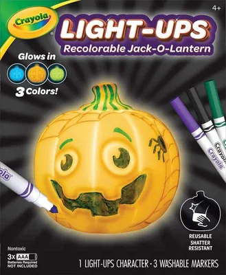 Zdjęcie produktu dla Crayola – zabawka do majsterkowania na Halloween: świecąca dynia dla dzieci