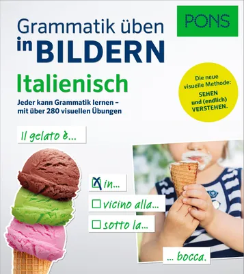 Produktbild von PONS Grammatik üben in Bildern Italienisch