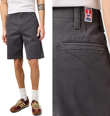 Immagine prodotto di WRANGLER uomo, pantaloncini CJ CHINO SHORTS, W36, nero, pantaloncini, pantaloni,