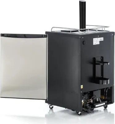Produktbild von Bierbar komplett für max 50l Fass Silber 500g Flachkeg(A)