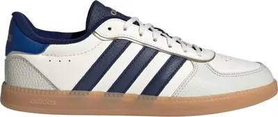 Produktbild von Adidas Breaknet Sleek Classic Indoor Sneaker Sportschuhe weiß/blau/grau JR9529, Schuhgröße:42 EU