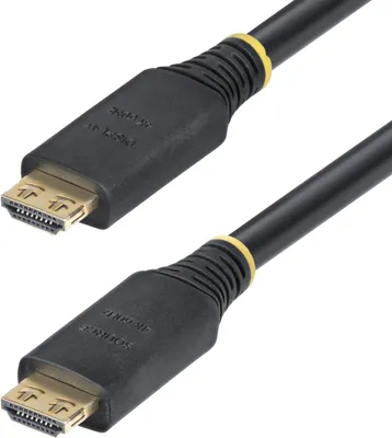 Obrázek produktu pro StarTech.com HDMI2-CABLE-GRIP-35F, 10,6 m, HDMI Typ A (standardní), HDMI Typ A (standardní), 18 Gbit/s, Audio Return Channel (ARC), Černá