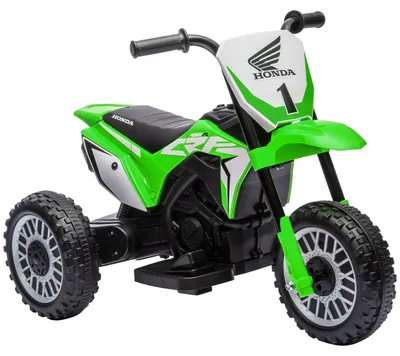 Immagine prodotto di Moto Elettrica per Bambini con Licenza Honda CRF450RL a 3 Ruote, Età 18-36 Mesi, Verde