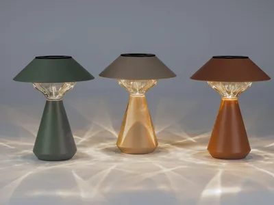 Produktbild von formano Solarleuchten Outdoor 3er Set Solar Tischlampe Garten Terrasse Balkon