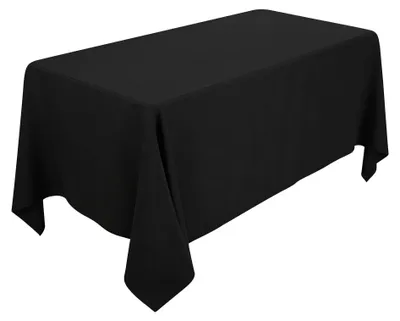 Image de Lot de 10 nappes noires pour fêtes et événements
