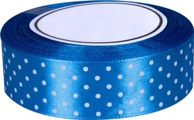 Produktbild von Dekolo Satin Schleife Hochzeit Satinband Geschenkband Schleifenband Geburtstag Deko Blau