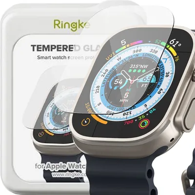 Obrázek produktu pro Tepelné Sklo Ringke Id Fc Glass 4 Balení Apple Hodinky Ultra 1 / 2 (49 Mm) Čiry