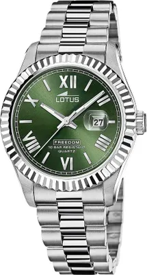 Produktbild von Nur Zeit Lotus Silber Kollektion Freedom - mann